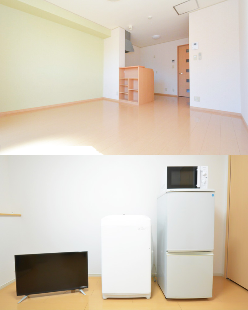 岐阜車体から徒歩圏内のアパートタイプの寮